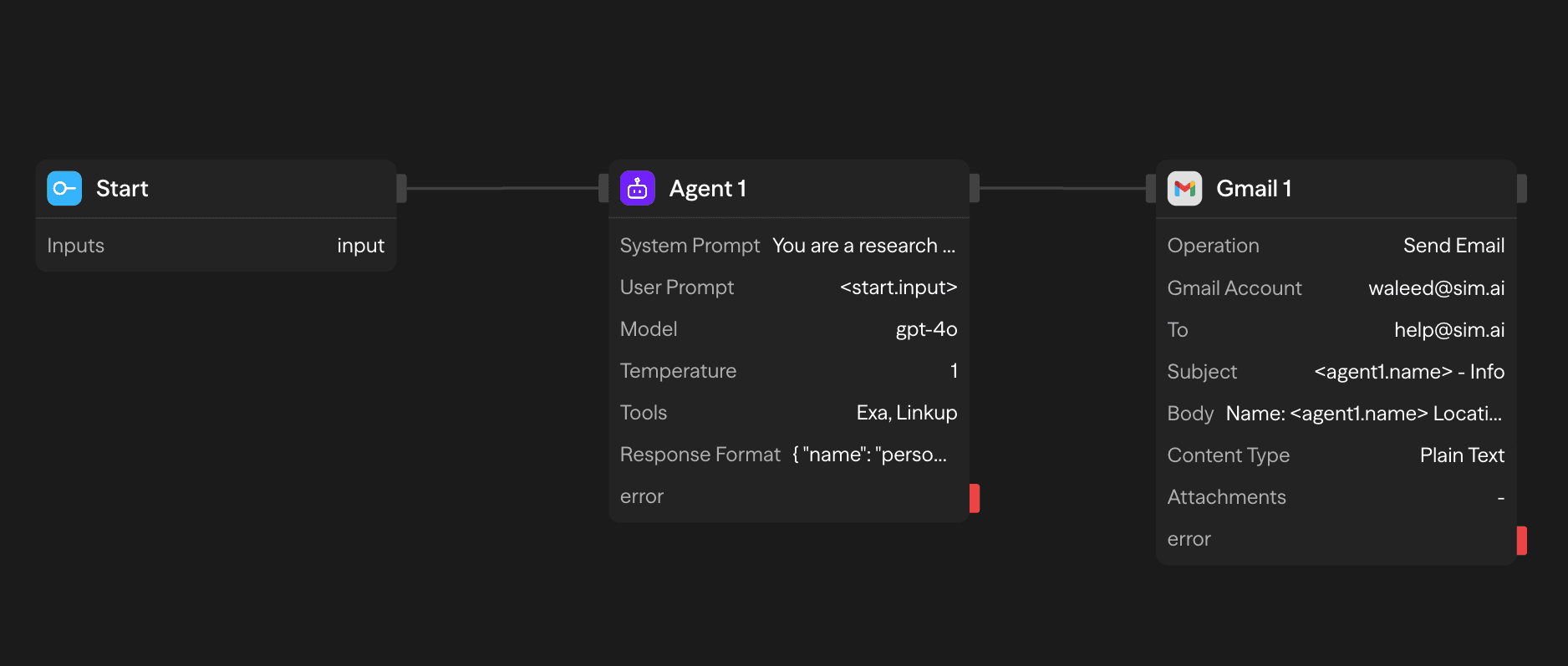 Getting Started Example